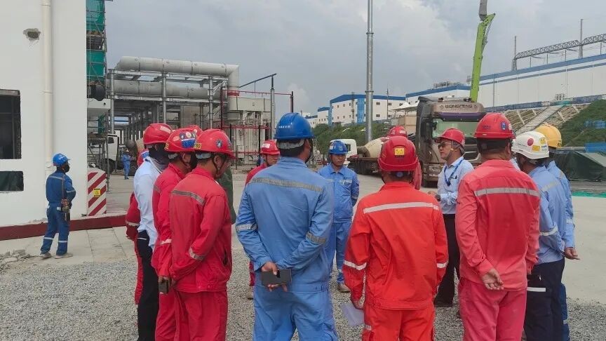 Progrès significatifs dans la construction de la zone de démonstration standardisée de l'unité 4 de la centrale nucléaire de Changjiang de Huaneng à Hainan