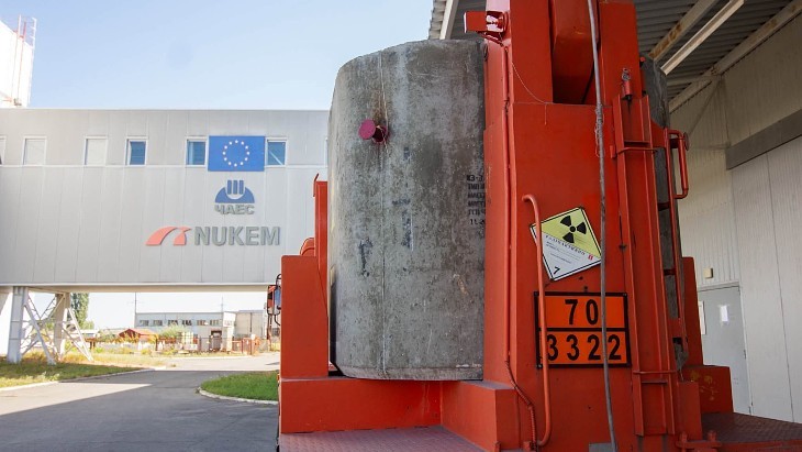 Achèvement du premier transport de déchets radioactifs par la nouvelle installation de traitement des déchets de Tchernobyl