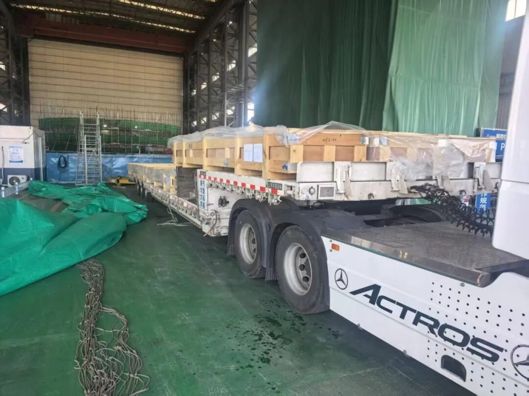 徐大堡核电厂2号机组控制棒驱动机构设备顺利运抵现场