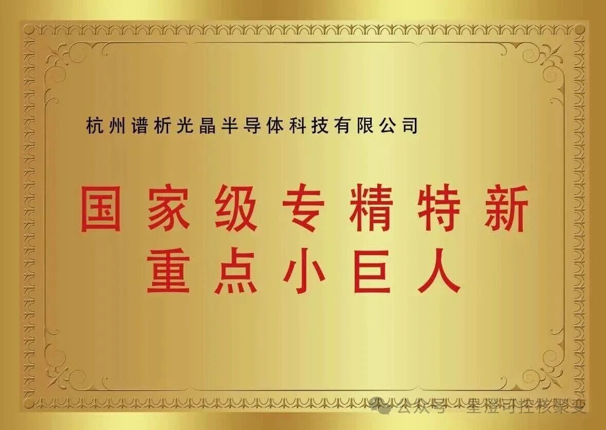 杭州谱析光晶半导体科技有限公司完成数亿元人民币C轮融资