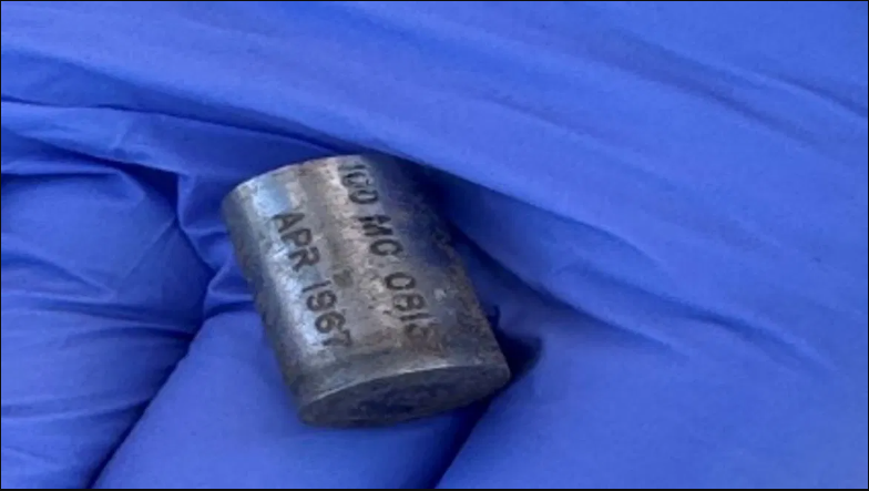 Buried Cesium-137 Sealed Source Discovered by Texas Patrol Officer Near Roadside in Midland County