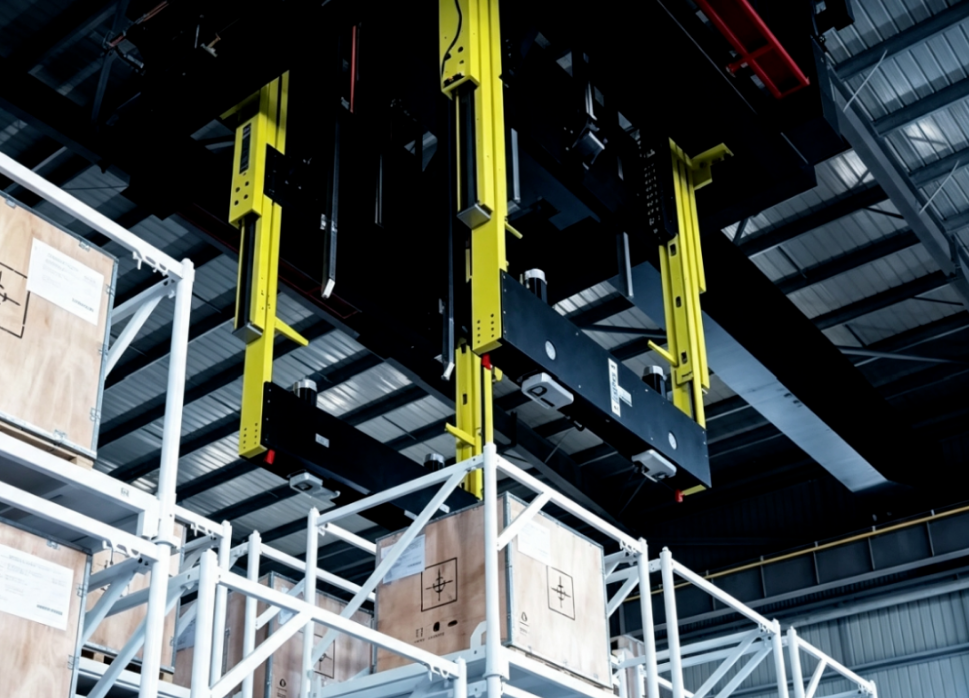 Le premier robot intelligent de stockage lourd à structure en treillis spatial de CGN, mis en œuvre en projet pilote à la centrale nucléaire de Ningde
