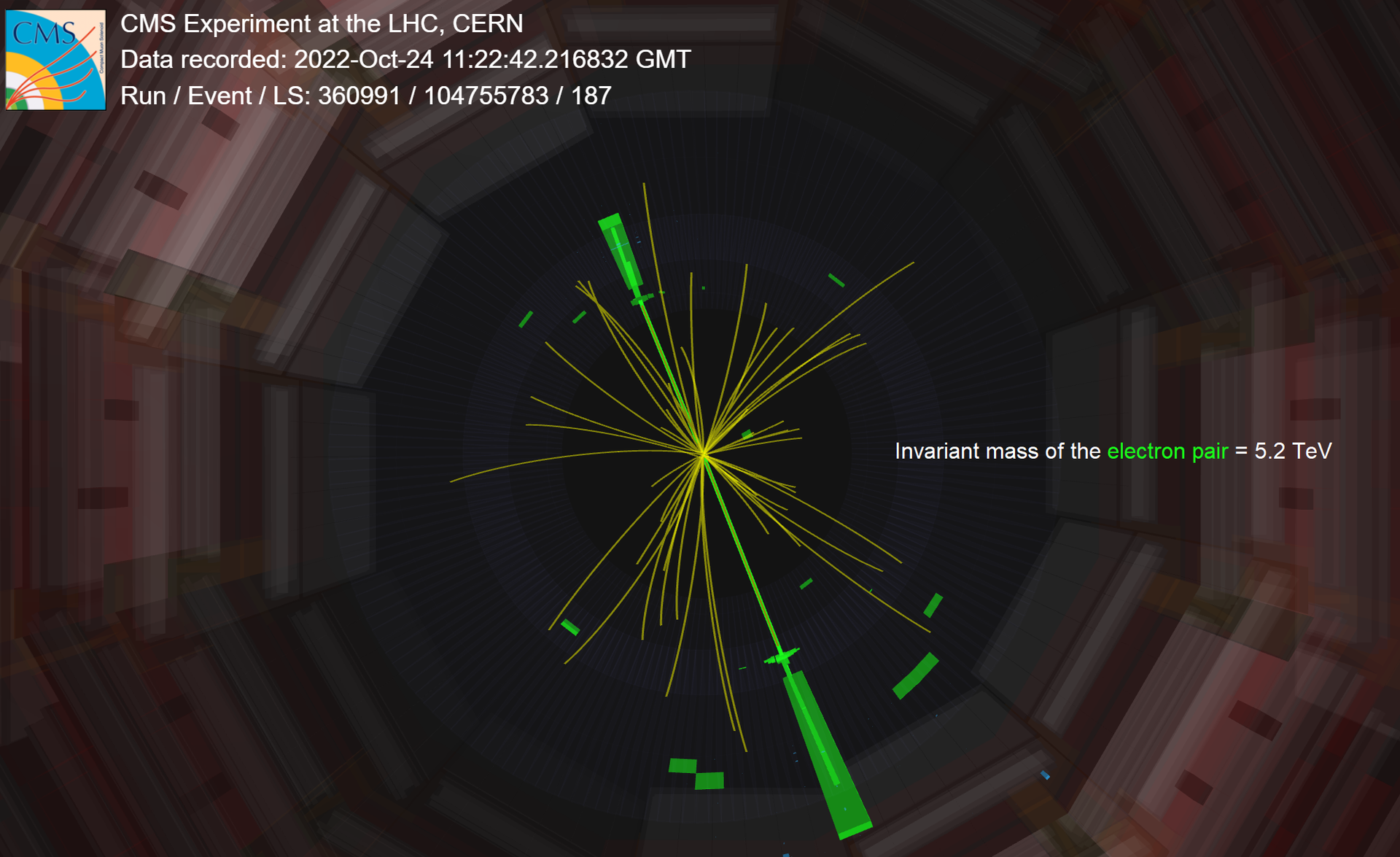 Le CMS enregistre la paire de leptons la plus énergétique jamais observée et teste la possibilité d'un boson de Higgs composite