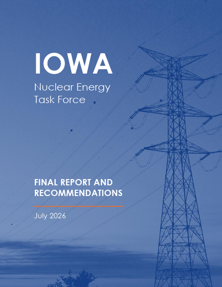 L'Iowa publie le rapport final du groupe de travail sur l'énergie nucléaire