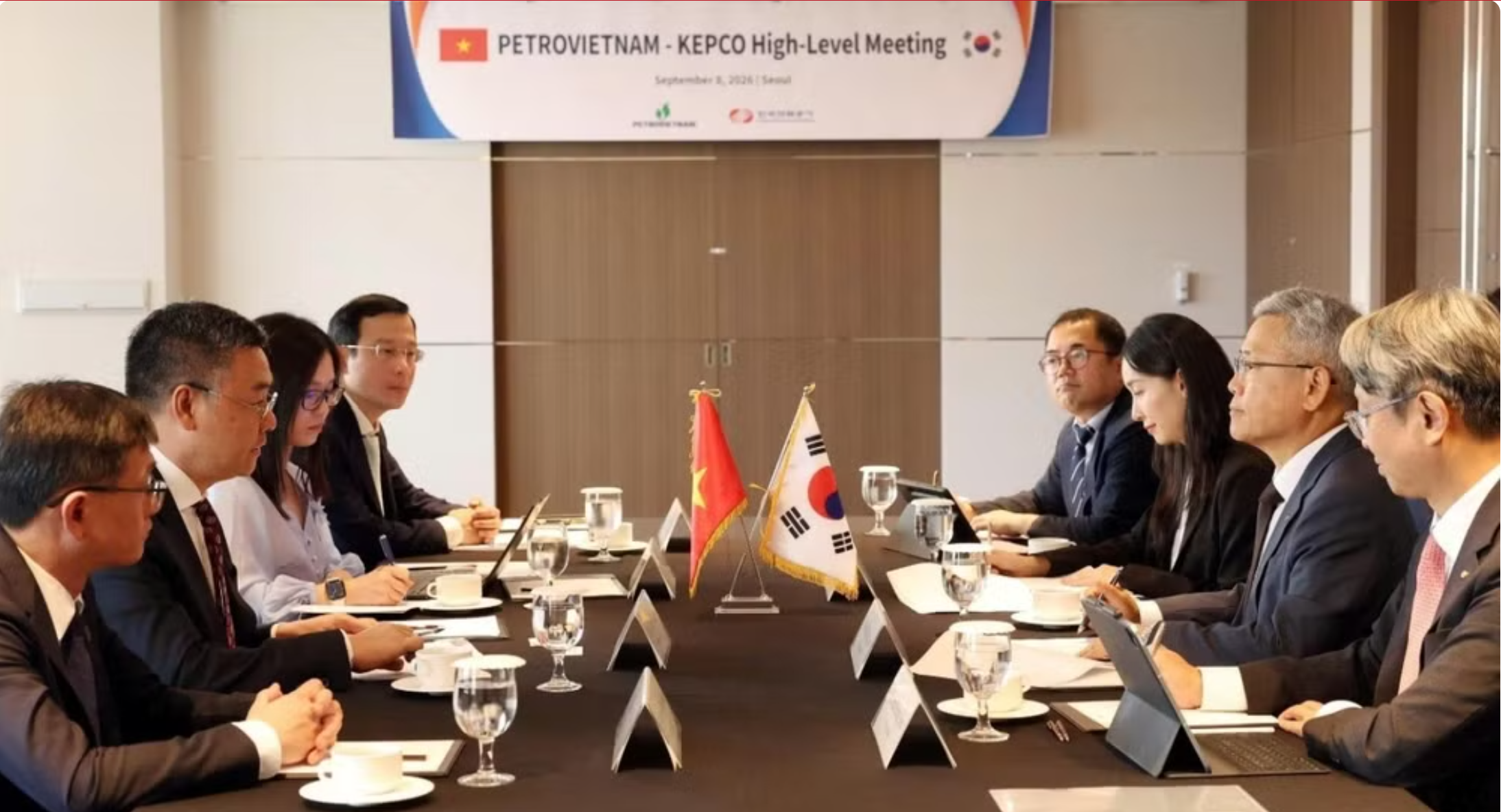 Petrovietnam из Вьетнама и Korea Electric Power Corporation продвигают сотрудничество по АЭС «Ниньтхуан-2»